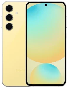 A front and back image of Samsung Galaxy S24 FE